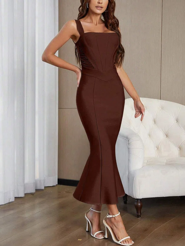 Split Back Bodycon Maxi Dress PT02024782