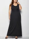 Black Plus Maxi Dress PT02024815