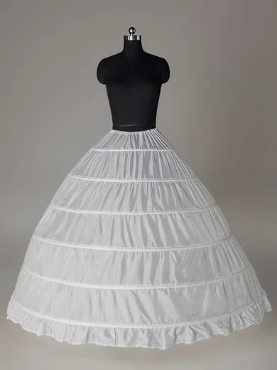Nylon Ball Gown Full Gown 1 Tier Floor-length Slip Style/Wedding Petticoats #03130002