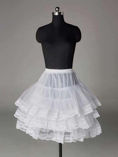Nylon Half A-Line 3 Tier Short-Length Slip Style/Wedding Petticoats #03130003