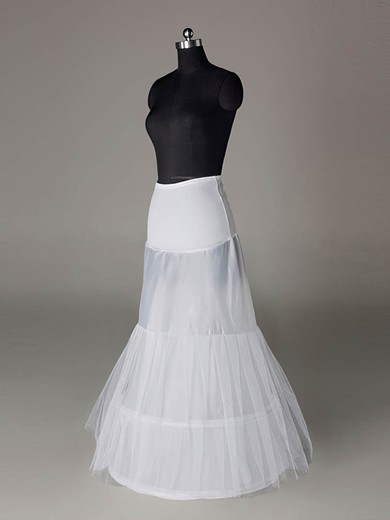 Tulle Netting/Polyester A-Line Full Gown 2 Tier Floor-length Slip Style/Wedding Petticoats #03130005