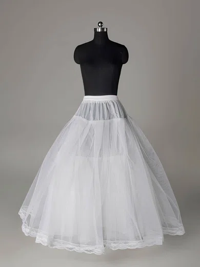Nylon Ball Gown Full Gown 3 Tier Floor-length Slip Style/Wedding Petticoats #03130012