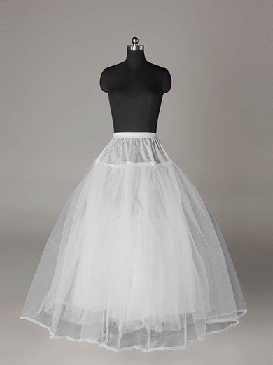 Nylon Full Gown Ball Gown 3 Tier Floor-length Slip Style/Wedding Petticoats #03130018