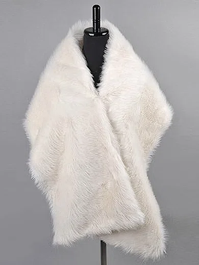 Faux Fur Bridal Wedding Shawls #03040005