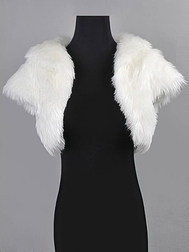 Short Sleeves Faux Fur Special Occasion/Wedding Jackets/Wraps #03040006