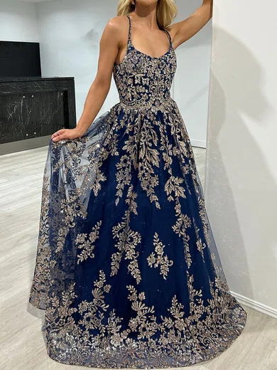 Ball Gown Scoop Neck Sparkly Sequin Prom Dresses #Milly020117921