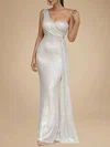 Trumpet/Mermaid One Shoulder Sequined Floor-length Prom Dresses PT020118715