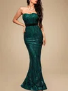 Trumpet/Mermaid Sweetheart Sequined Floor-length Sashes / Ribbons Prom Dresses PT020118728