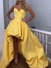 Ball Gown/Princess Sweetheart Satin Asymmetrical Prom Dresses #Milly020121259