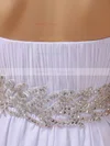 White Wholesale Strapless Beading and Ruffles Short/Mini Chiffon Prom Dress #02042257