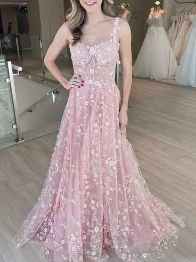 Ball Gown Sweetheart Lace Sweep Train Prom Dresses #Milly020121868