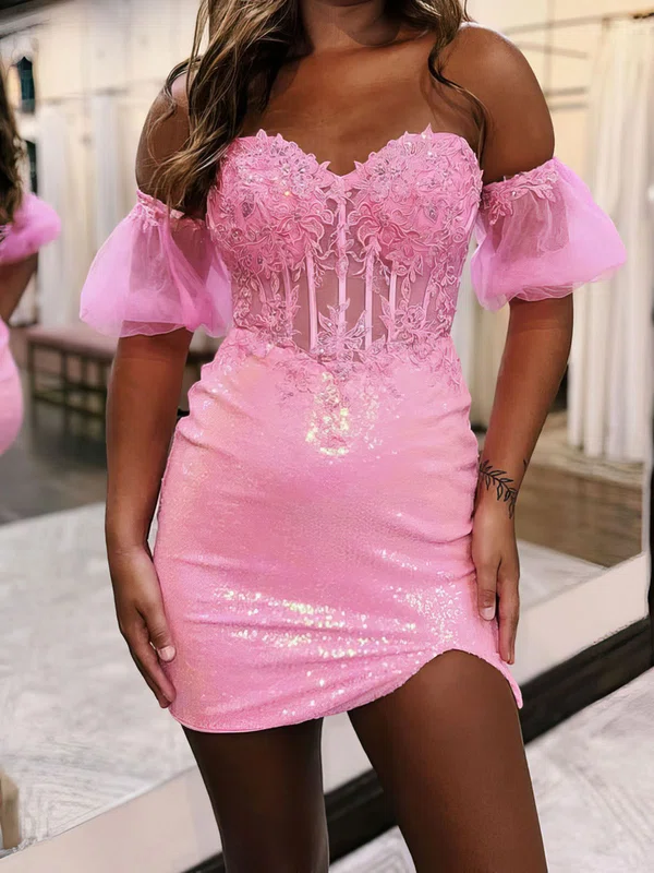 Corset Sequin Bodycon Sweetheart Homecoming Dresses #Milly02051914