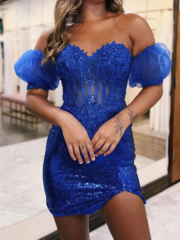 Corset Bodycon Sequin Sweetheart Homecoming Dresses #Milly02051915