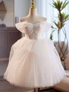 Off-The-Shoulder Tulle Skater Homecoming Dresses #Milly02052410