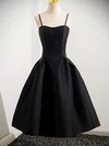 Sweetheart Satin Tea-length A-line Homecoming Dresses #Milly02052419