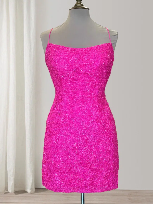 Square Neck Velvet Sequin Bodycon Homecoming Dresses #Milly02052632