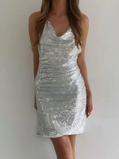 Silver bodycon homecoming dress on sale