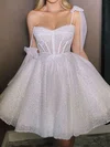 Corset WhiteGlitter Skater Bow Homecoming Dresses #Milly02053285