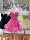 Corset Skater Tulle Ruffle Homecoming Dresses #Milly02053501