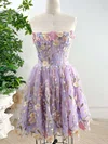 Corset Skater Tulle Straight Floral Homecoming Dresses #Milly02053529