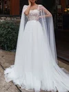 Ball Gown/Princess Sweetheart Tulle Court Train Wedding Dress With Beading #Milly00027379