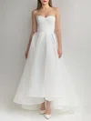 Ball Gown/Princess Sweetheart Organza Asymmetrical Wedding Dress #Milly00027610