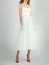 Ball Gown/Princess Scoop Neck Tulle Ankle-length Wedding Dress #Milly00027766