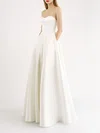 Ball Gown/Princess Sweetheart Satin Floor-length Wedding Dress #Milly00027780