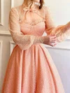 Ball Gown/Princess High Neck Glitter Floor-length Prom Dress #Milly020123682