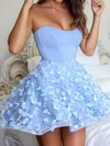 Cute Skater Straight Floral Homecoming Dresses #Milly02054377