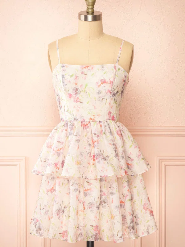 Cute Skater Chiffon Ruched Homecoming Dresses #Milly02054571