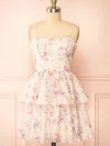 Cute Skater Chiffon Ruched Homecoming Dresses #Milly02054571