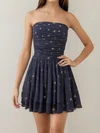Straight Glitter Ruched Homecoming Dresses #Milly02054481