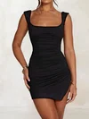 Tight Backless Square Neck Homecoming Dresses With Split PT02054761