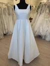 Ball Gown/Princess Square Neckline Satin Floor-length Wedding Dress #Milly00028558