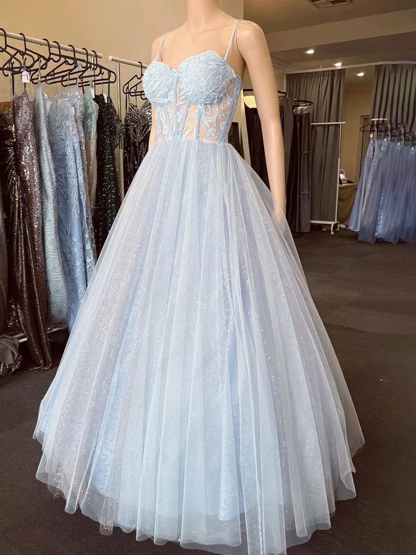 Glitter Ball Gown/Princess Sweetheart Appliques Prom Dresses #Milly020124066