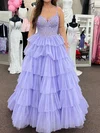 Glitter Ball Gown/Princess Ruffle Appliques Prom Dresses #Milly020124203