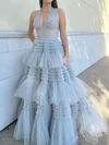 Glitter Ball Gown/Princess Appliques Ruffle Prom Dresses #Milly020124263