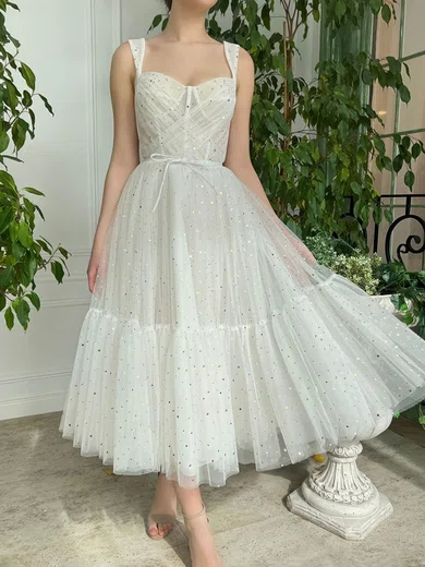 Ball Gown Sweetheart Tulle Prom Dresses With Ruched #Milly020124446