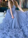 Puffy Ball Gown/Princess Tulle Sweetheart Ruffle Prom Dresses #Milly020124523