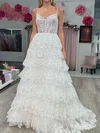 Corset Ball Gown/Princess Tulle Appliques Tiered Prom Dresses #Milly020124674