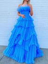 Puffy Ball Gown/Princess Organza Tiered Ruffle Prom Dresses #Milly020124743