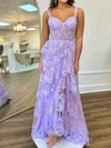 Corset Ball Gown/Princess Tulle Appliques Tiered Prom Dresses #Milly020125383