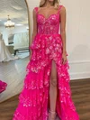 Corset Ball Gown/Princess Tulle Sweetheart Appliques Prom Dresses #Milly020125405