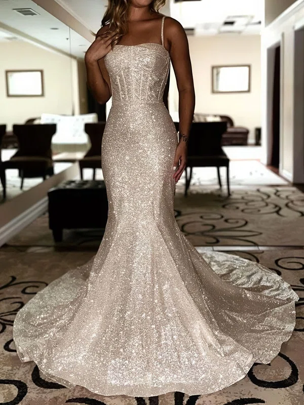 Mermaid Sweetheart Sparkly Sequin Prom Dresses #Milly020125603