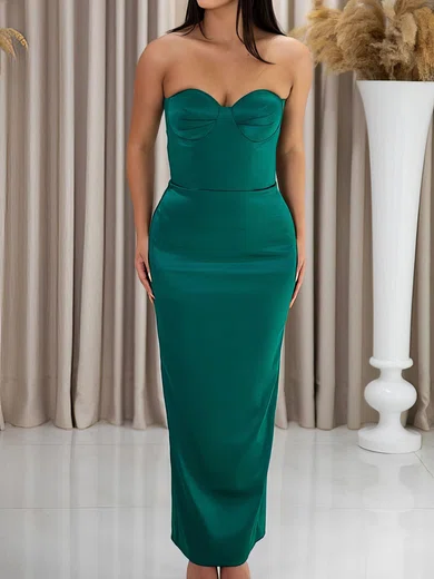 Elegant Sheath/Column Satin Sweetheart Prom Dresses #Milly020125060