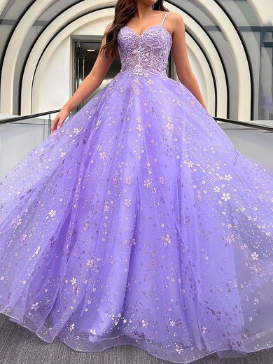 Glitter Ball Gown/Princess Sweetheart Appliques Prom Dresses #Milly020124973