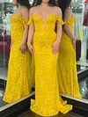 Sheath/Column Off-the-shoulder Lace Corset Prom Dresses #Milly020126025
