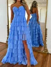 Elegant Ball Gown/Princess Chiffon Sweetheart Tiered Prom Dresses #Milly020126144