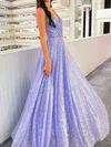 Ball Gown V-neck Tulle Backless Prom Dresses With Ruched #Milly020126164